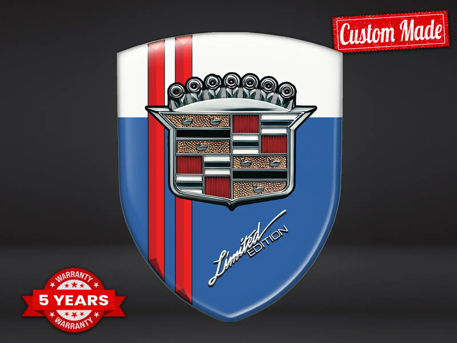 Cadillac Emblemi Cofano Performance Max Chic Pro Durevoli